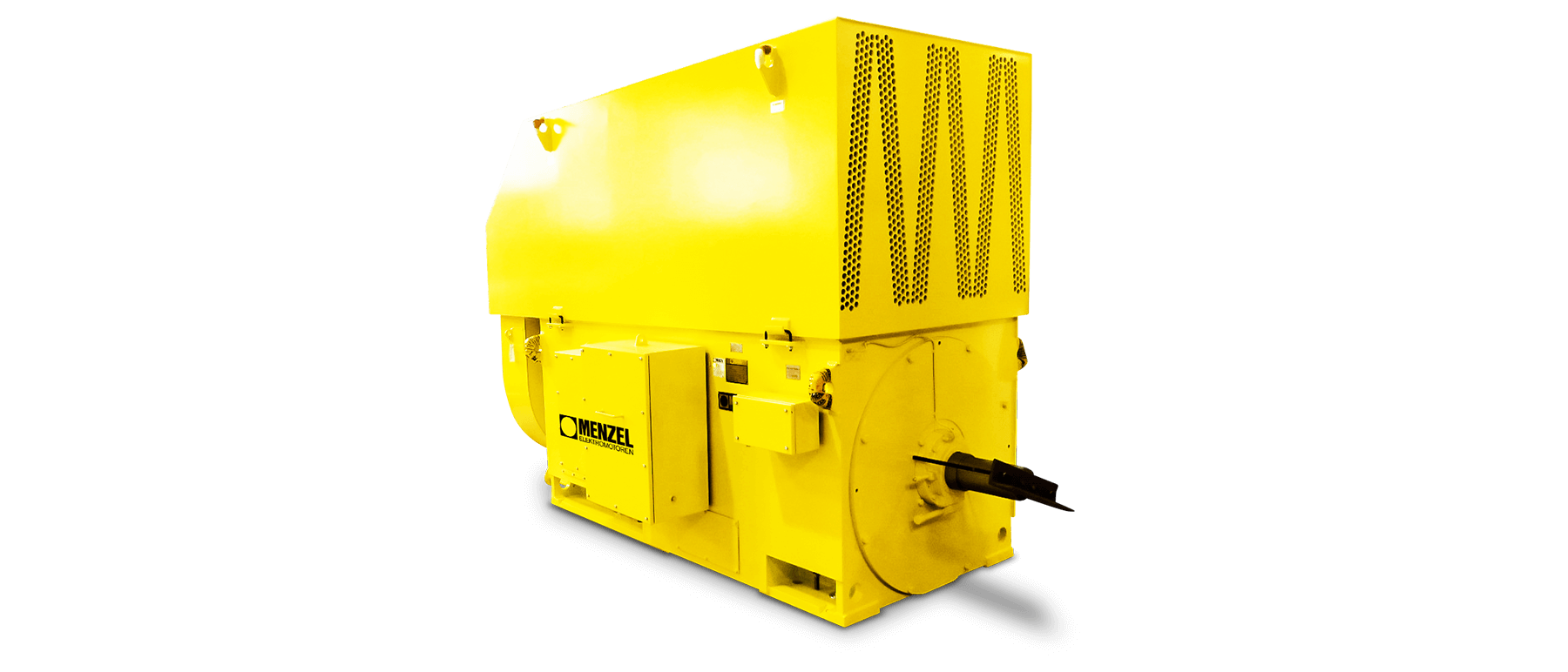 Asynchronous slip ring motor for heavy industrial applications